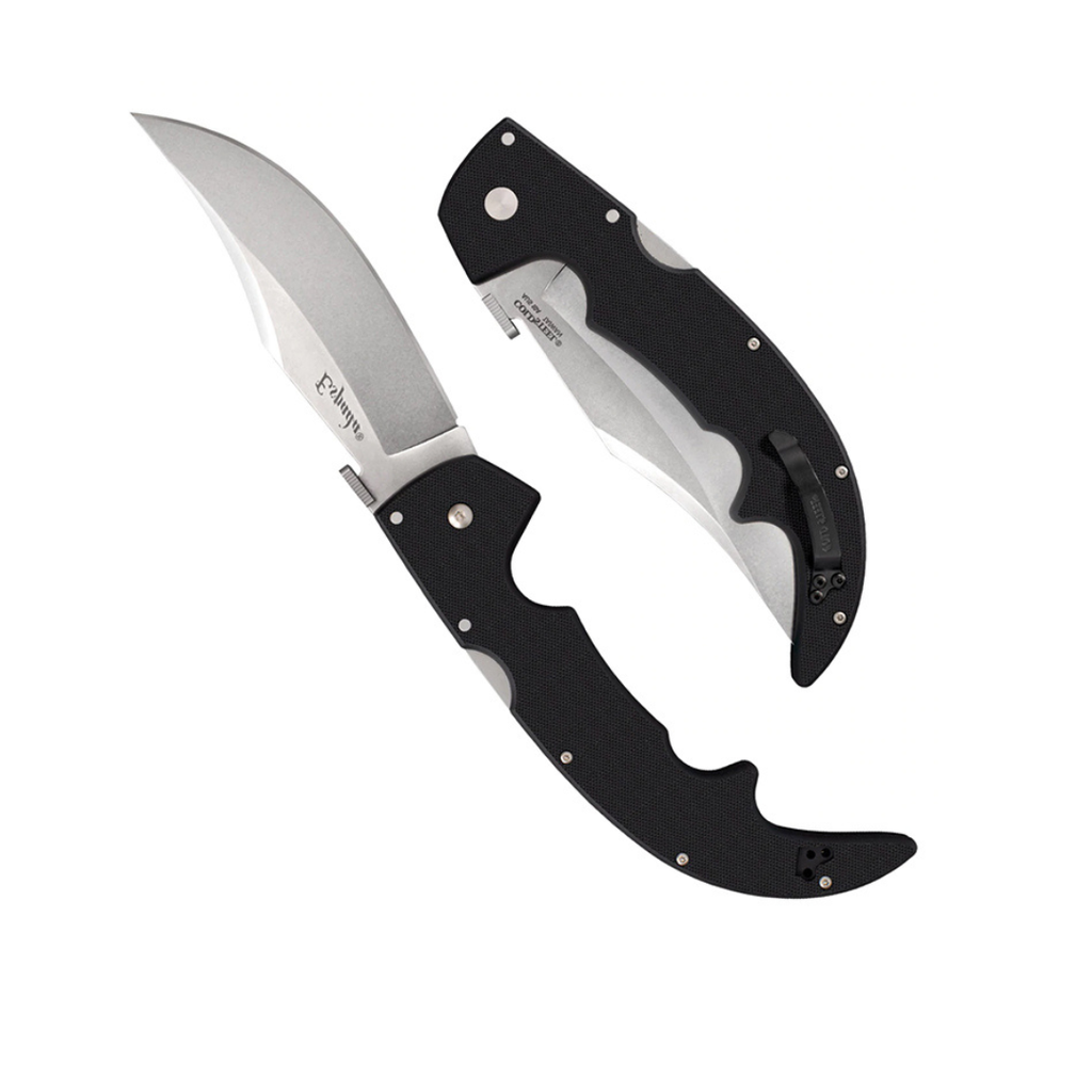 Cold Steel Espada Series Folding Knife with Tri-Ad Lock and Pocket Clip, G-10 Espada Large