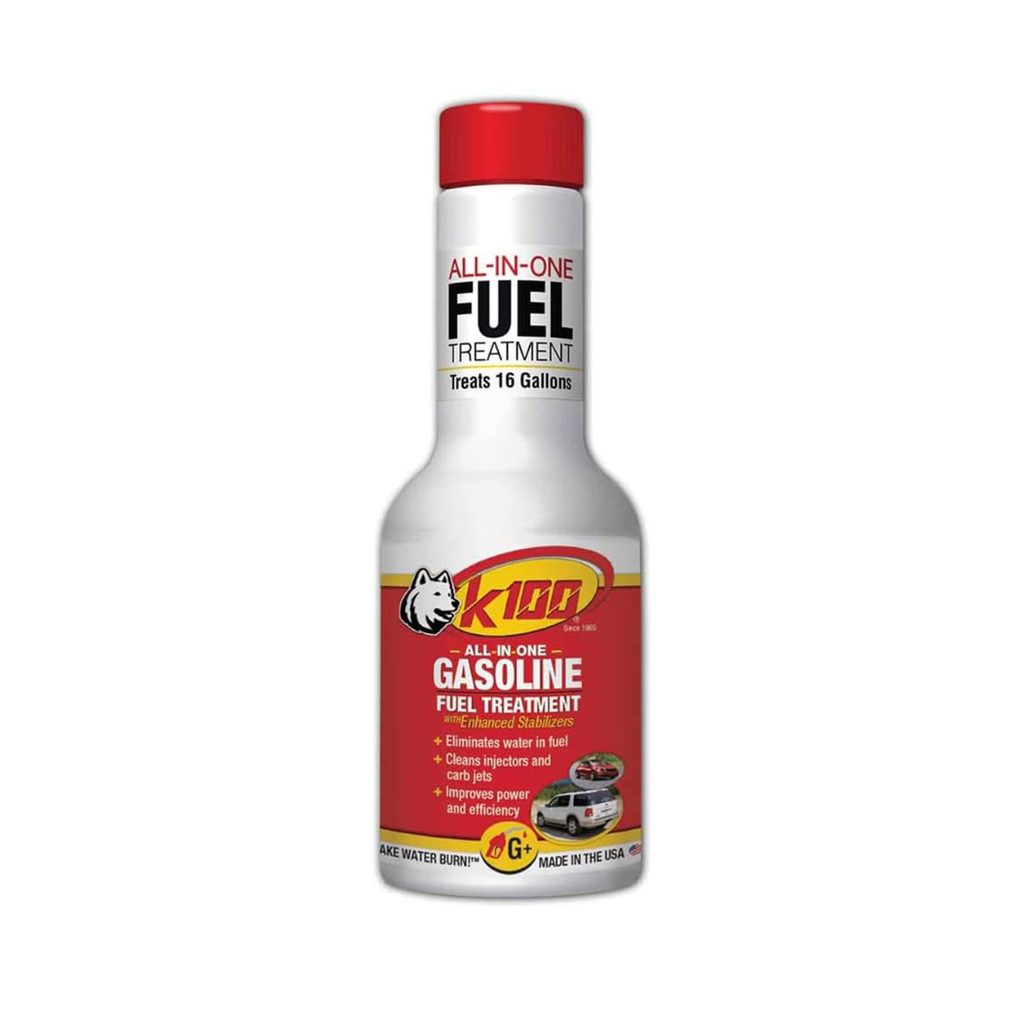 K-100 Gas Treatment W/Revitalizer Stabilizer/Octane Booster 8oz SKU:100 (K100-G)