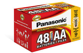 Panasonic Energy Corporation LR6PA/48PC Alkaline Plus Power AA Alkaline Battery, 48 Pack