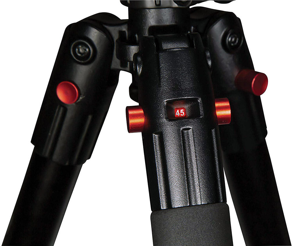 BOG DeathGrip Carbon Fiber Tripod with Durable Frame, Lightweight, Stable Design, Bubble Level, Adjustable Legs, Shooting Rest, and Hands-Free Operation for Hunting, Shooting, and Outdoors