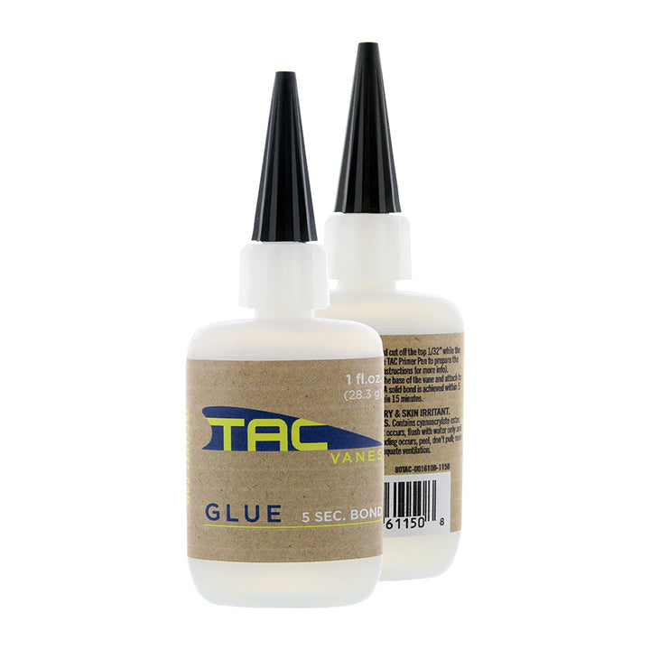 TAC Vanes TAC Fletching Glue, for Use with All, 1 Fl. Ounce Bottle