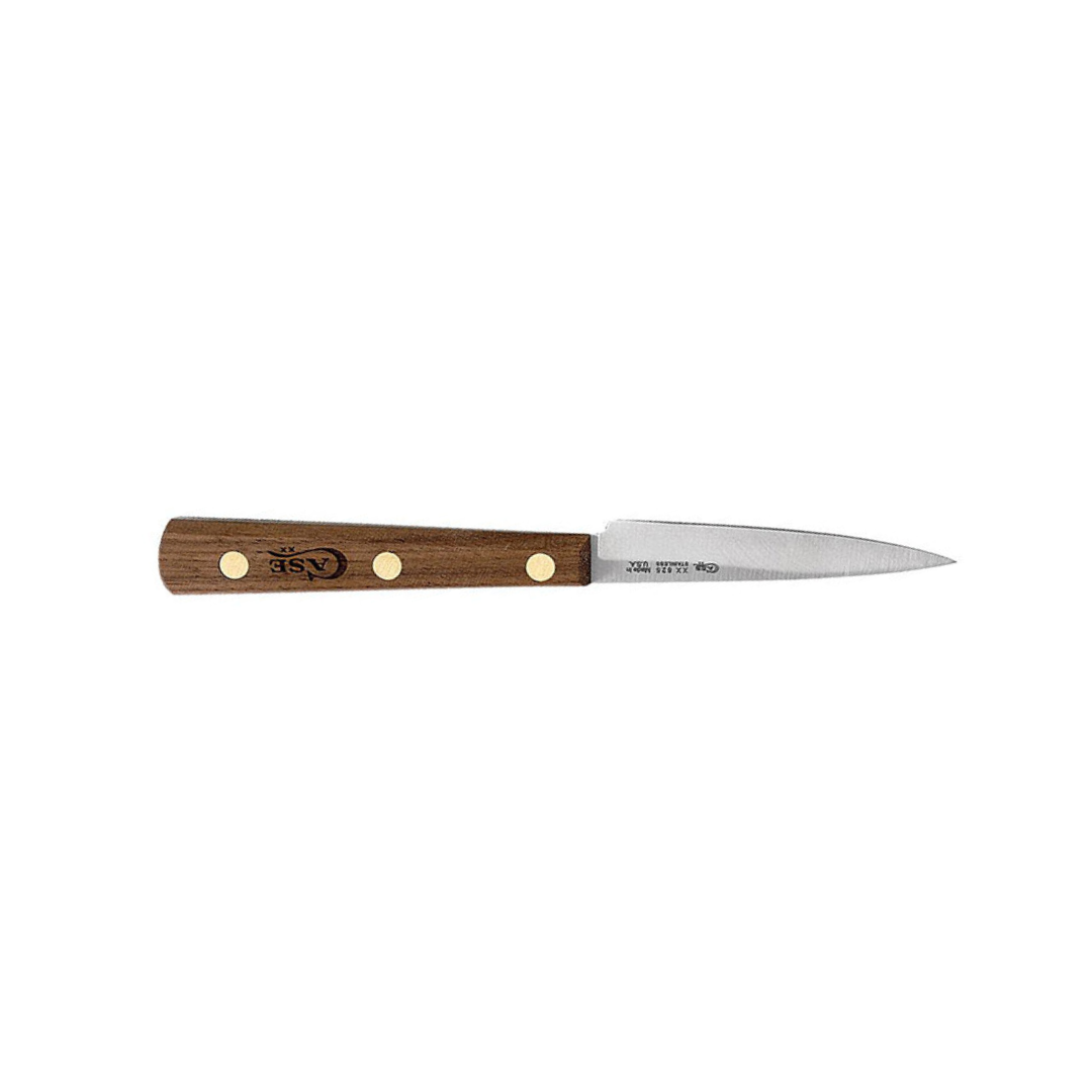 Case 3″ Spear Point Paring Knife – Walnut Handle – Tru-Sharp Stainless Steel – Full Tang – Model 07319