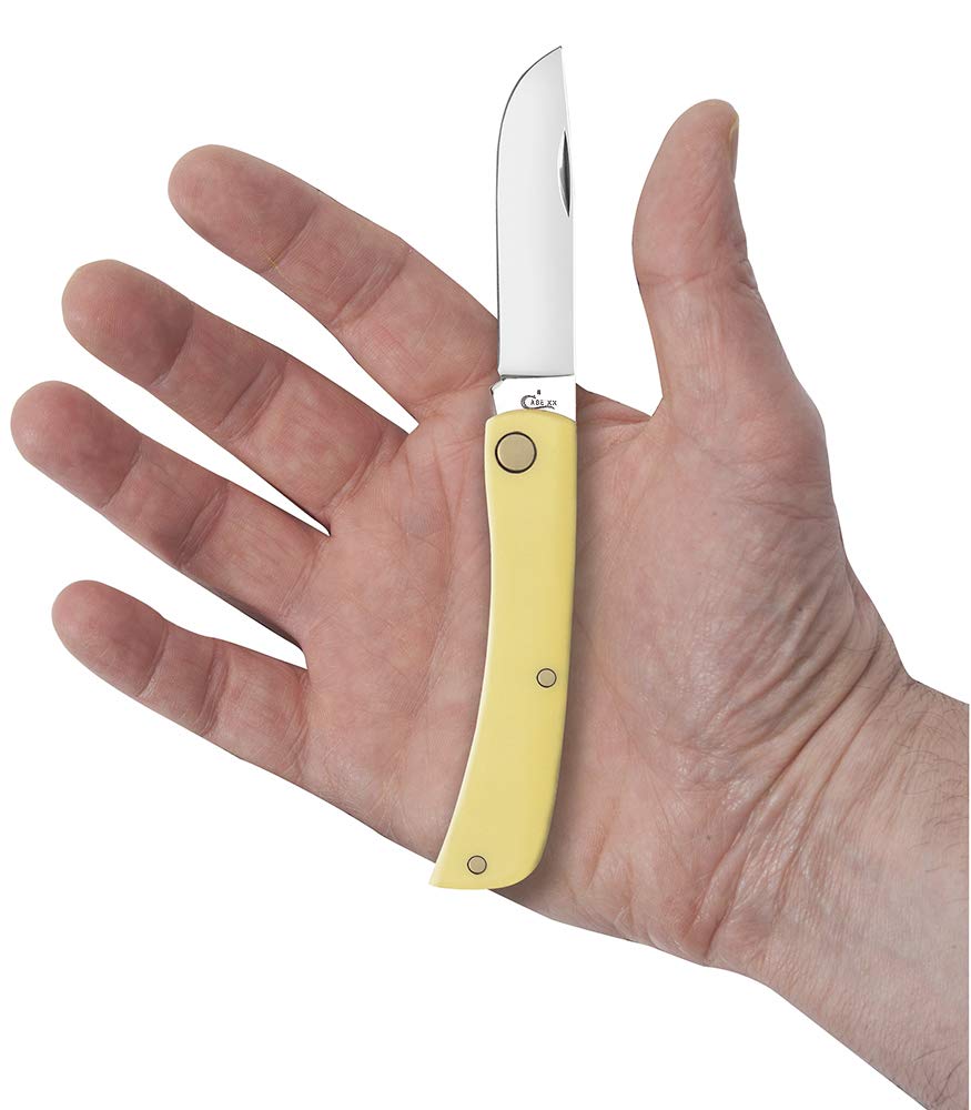 Case Knives Sod Buster Jr Folding Pocket Knife Yellow Synthetic Handle 00032 / CASE032