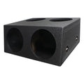 QPower QBOMB124T “QBOMB” Quad 12″ Sealed Empty Woofer Enclosure – Subwoofer Box for Car Audio Systems