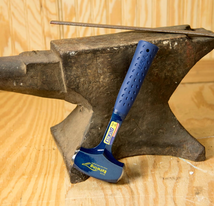 Estwing - B34LB Drilling/Crack Hammer - 4-Pound Sledge with Forged Steel Construction & Shock Reduction Grip - B3-4LB