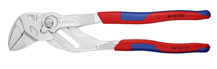 KNIPEX 10" Pliers Wrench, Ergonomic Grip