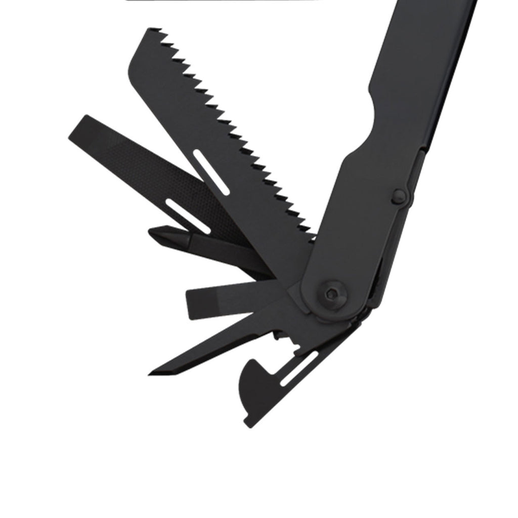 SOG Powerlock V-Cutter- Multi-Tool Pocket Utility Tool Set with 18 Specialty Tools for Heavy-Duty Field Use and Nylon Carrying Pouch (B63N-CP)
