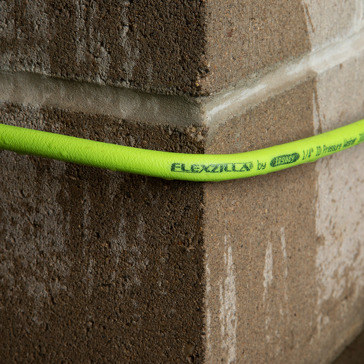 Flexzilla Pressure Washer Hose with M22 Fittings, 1/4 in. x 50 ft., ZillaGreen - HFZPW3450M-E
