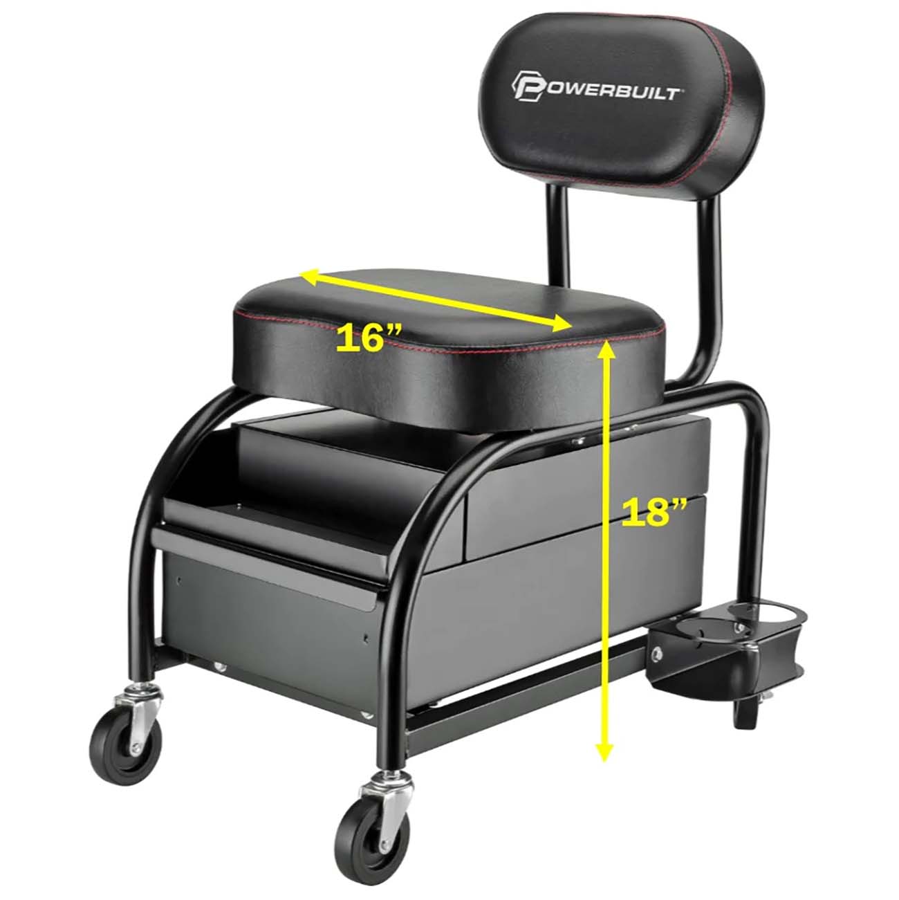 Powerbuilt Professional Detailer Roller Seat.