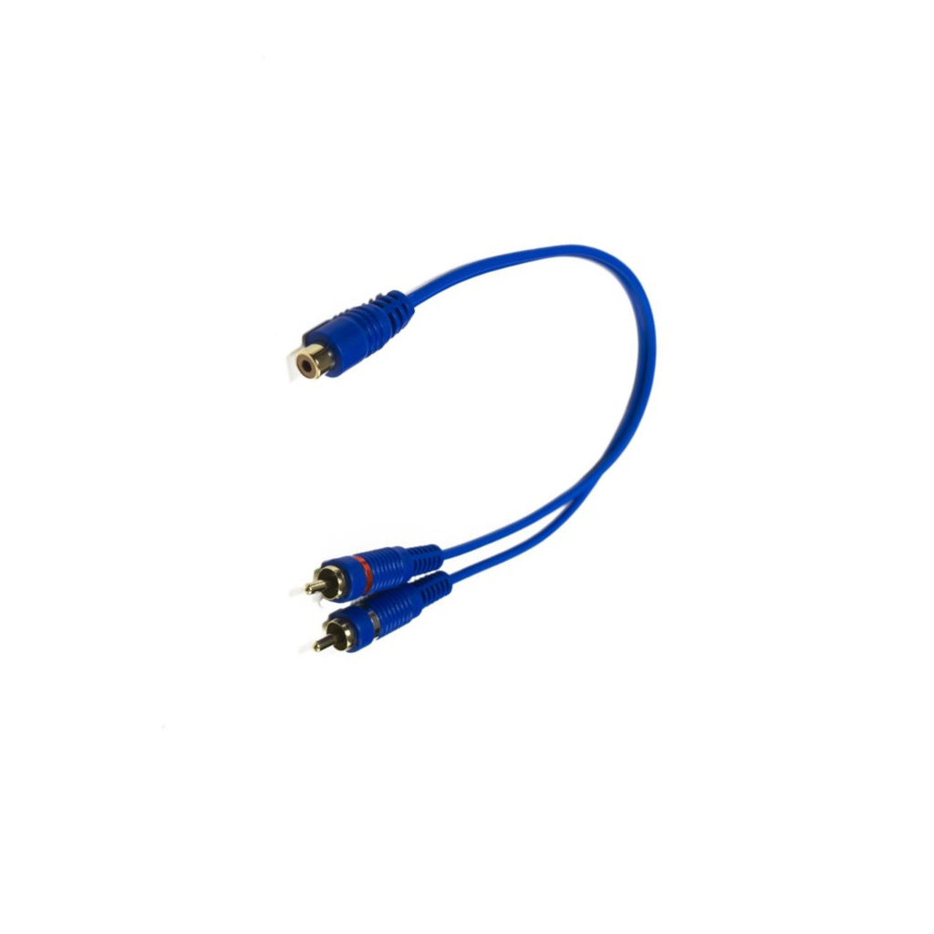 Stinger SSIBY2M Value Series 2 Male to 1 Female Y Interconnect