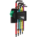 Wera Tools 05073599001 967 SPKL/9 TX BO SB L-Key Set Tamper-Proof TORX Screws, One Size, Multi