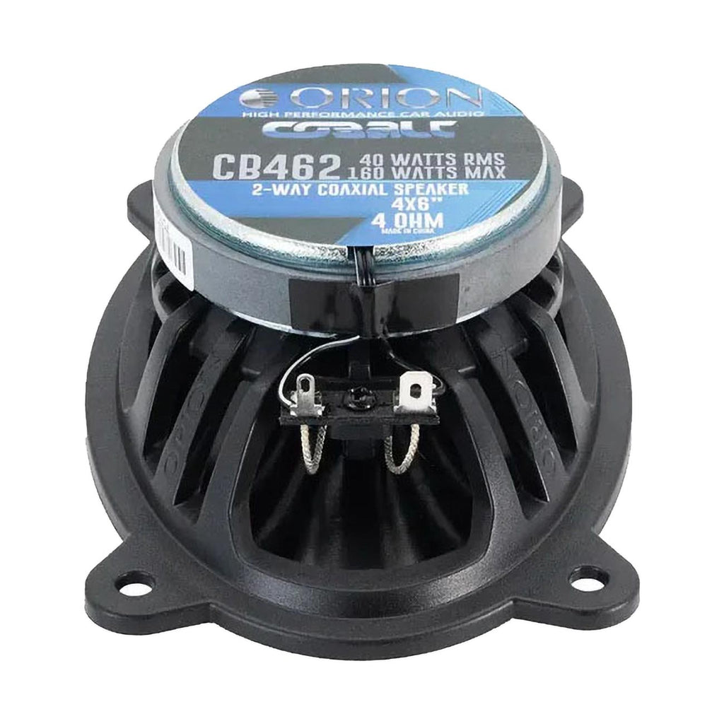 ORION Cobalt Series CB462 4x6” 2-Way Coaxial Car Speakers, 160W, 4 Ohms, Full Range, Enhanced Bass, Polypropylene Cone & Butyl Rubber Surround, Easy Install (Pair)