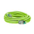 Flexzilla Pro Extension Cord, 12/3 AWG SJTW, 25 ft., Lighted Plug, Indoor/Outdoor, ZillaGreen - FZ512825