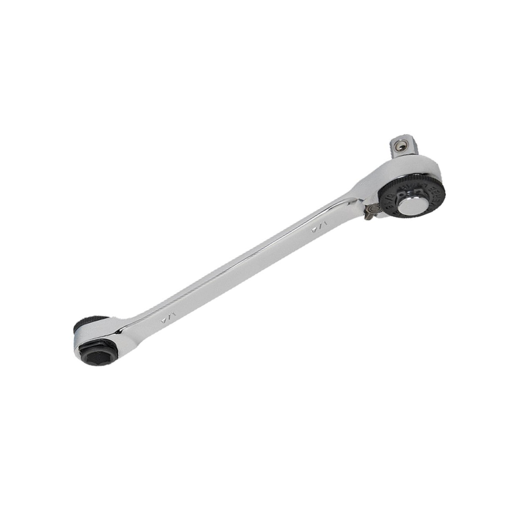 Williams JHW30012 1/4″ Drive Ratchet Bit Wrench Low Profile Reversible Chrome Finish