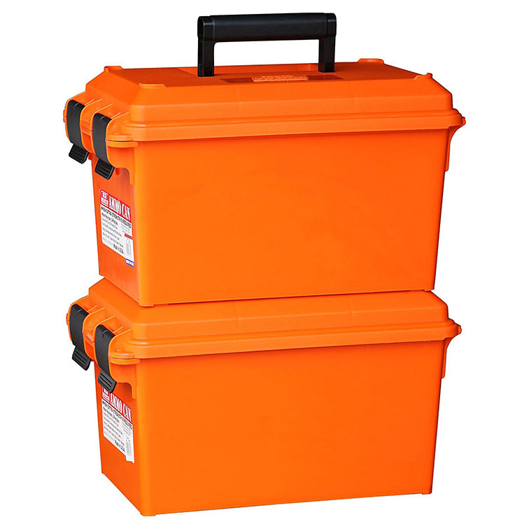 MTM AC35 Ammo Can, Dry Storage Emergency Marine Box, USA Made, Orange