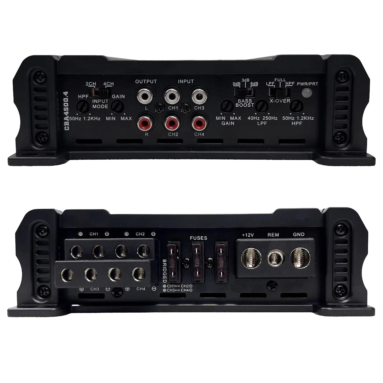 Orion Cobalt Series CBA4500.4 High Efficiency 4-Channel Class A/B Amplifier for Car Audio Stereo - 4500W High Output, 2/4 Ohm Stable, Adjustable Low/High Pass, Bass Boost, MOSFET Power Supply