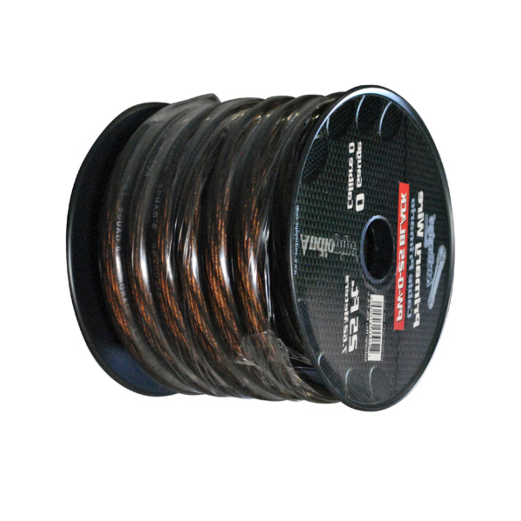 Audiopipe PW025BK Power Wire Audiopipe 0ga. 25 Black