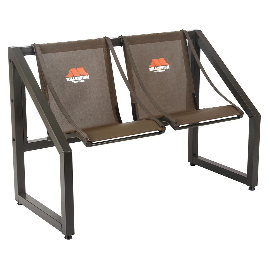 Millennium Treestands Seater Bench for Treestand, Black (B-002-2X)