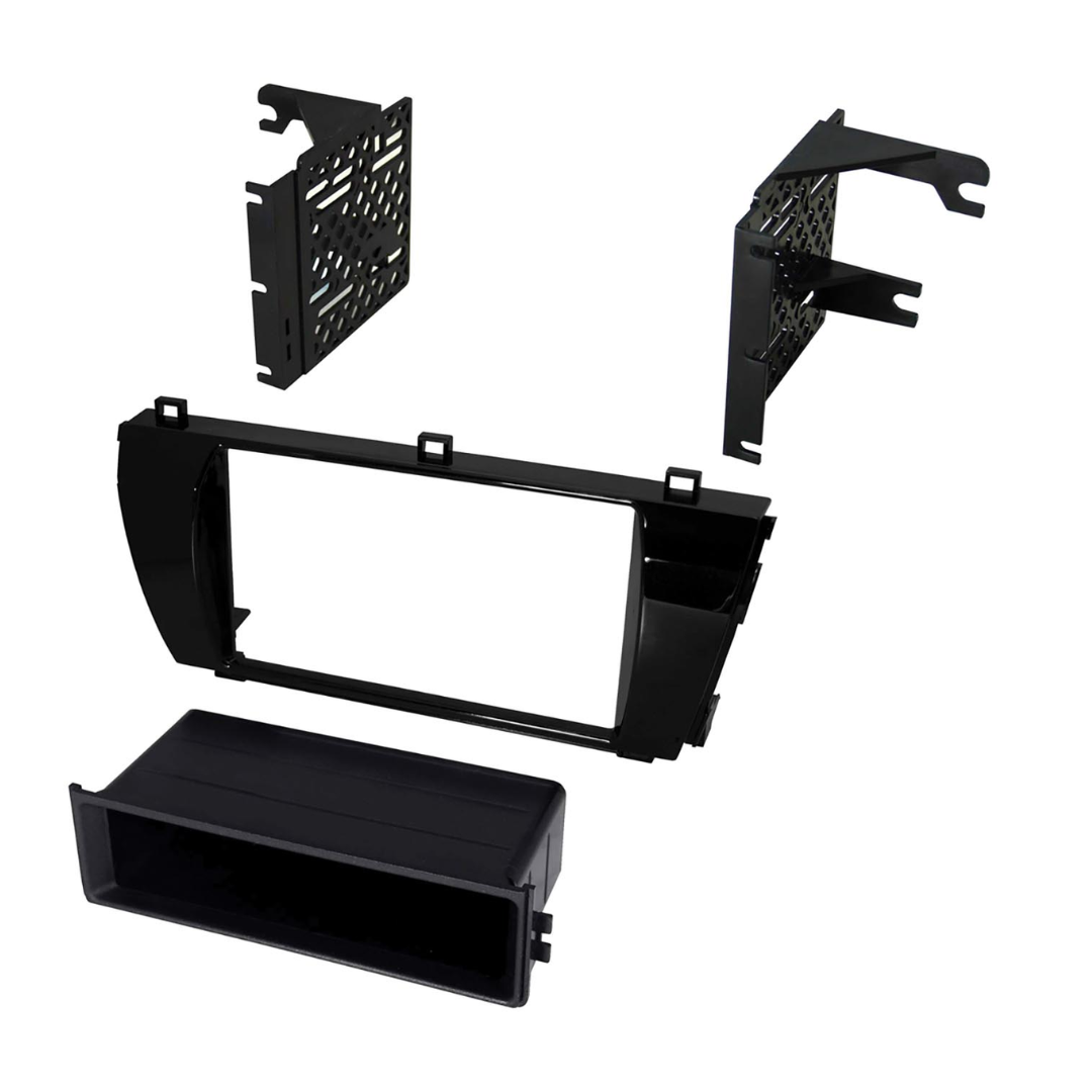American International TOYK951MG Dash Installation Kit for 2014–2016 Toyota Corolla – Single & Double DIN (Metallic Graphite)