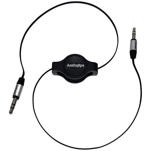 Audiopipe AIQR35353 3.5 To 3.5 Jack Plug 6 Ft Retractable