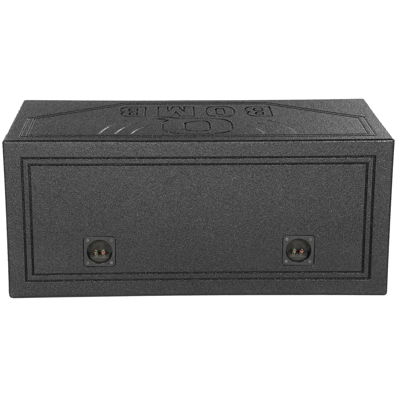 QPower QBOMB15VSQ QBOMB 15 Inch Center Vented Dual Ported Subwoofer Enclosure Speaker Box for Car Audio Sound Systems, Square