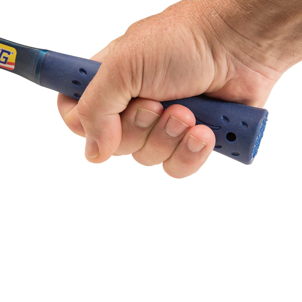 ESTWING Welding/Chipping Hammer - 14 oz Slag Removal Tool with Forged Steel Construction & Shock Reduction Grip - E3-WC