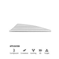 TAC Vanes 2.25" Driver Hybrid Vanes, White Vanes, Pack of 36, Vanes for Archery Bowhunting and Recreational Shooting