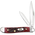 Case WR XX Pocket Knife My First Pocket Worn Old Red Bone Peanut Item #3693 - (6220 SS) - Length Closed: 2 7/8 Inches