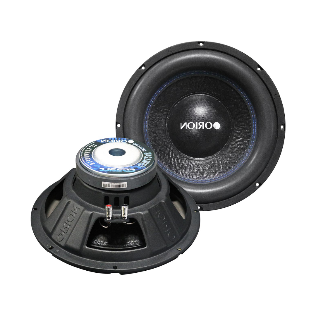 ORION CBW124S Cobalt Series 12” Car Subwoofer, 1600W Max Power, 400W RMS, Single 4 Ohm, 2” OFC Voice Coil, UV Coated Cone, Foam Surround – Reliable Subwoofer for Car Audio Systems & Sub Boxes