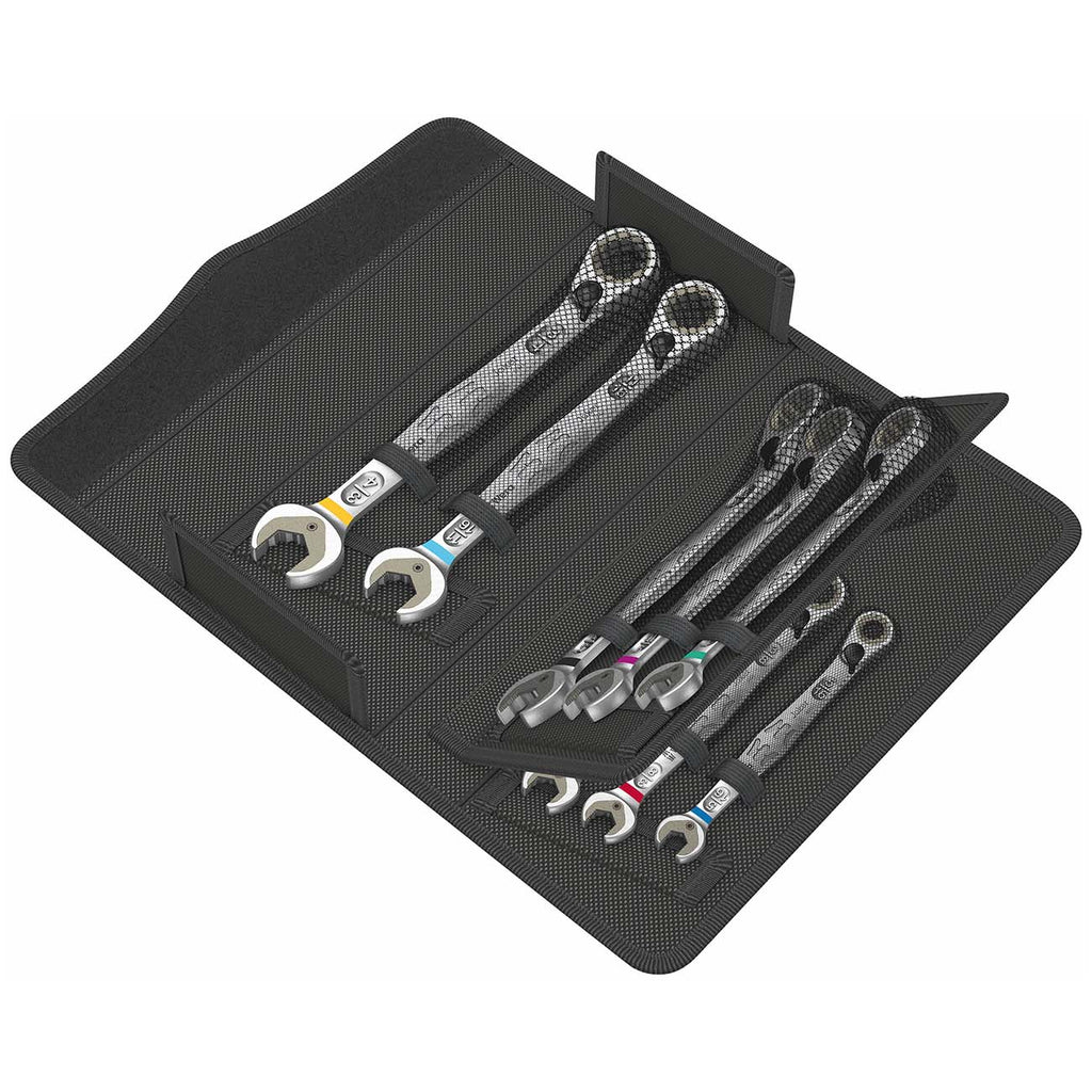 Wera 05020093001 SAE 8-Piece Ratcheting Combination Wrench Set – Premium Hand Tool Kit
