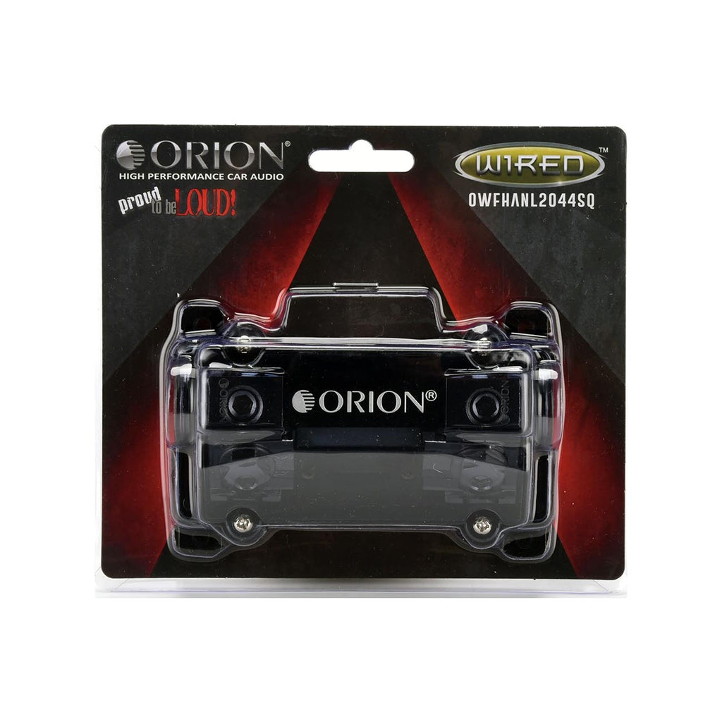 Orion XTR OWFHANL2044SQ InLine Fuse Holder with Insulating Cover, 0/2 Gauge Input/Output with Adapter, ANL Fuse Holder for Car Audio Amplifier | Auto Parts, Automotive, Marine (150A Fuses Included)