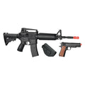 Game Face 52003 Defender Strike Airsoft Full/Semi-Auto Rifle And Spring-Powered 1911 Pistol Kit