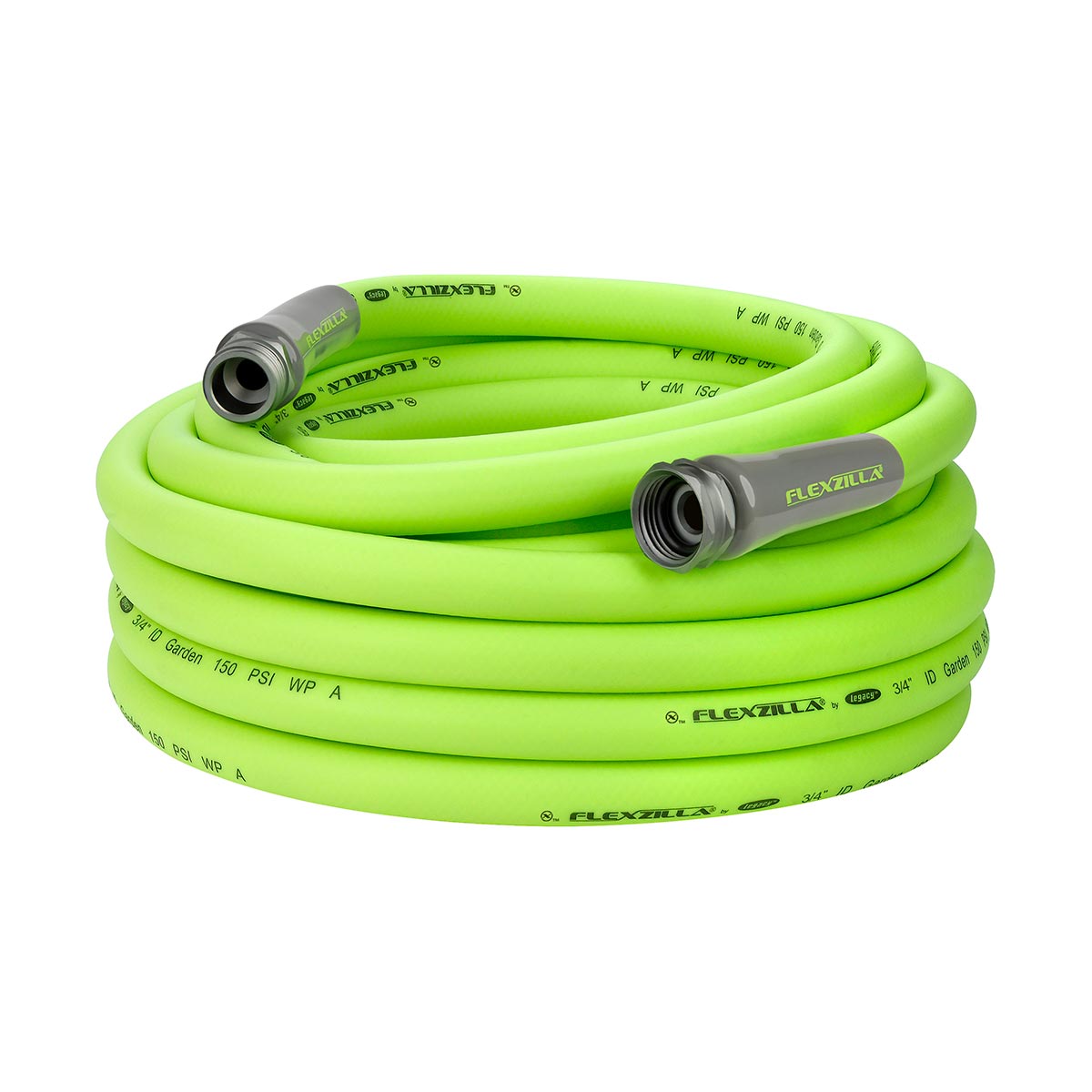 Flexzilla Garden Hose 3/4 in. x 50 ft., Heavy Duty, Lightweight, Drinking Water Safe, ZillaGreen - HFZG650YW-E