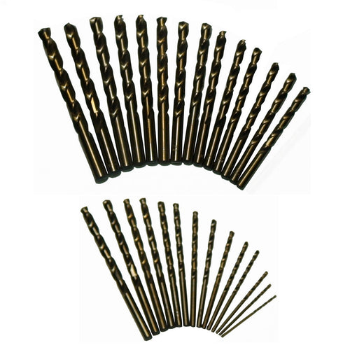 1/16-1/2x64ths Cobalt Jobber Length Drill Set