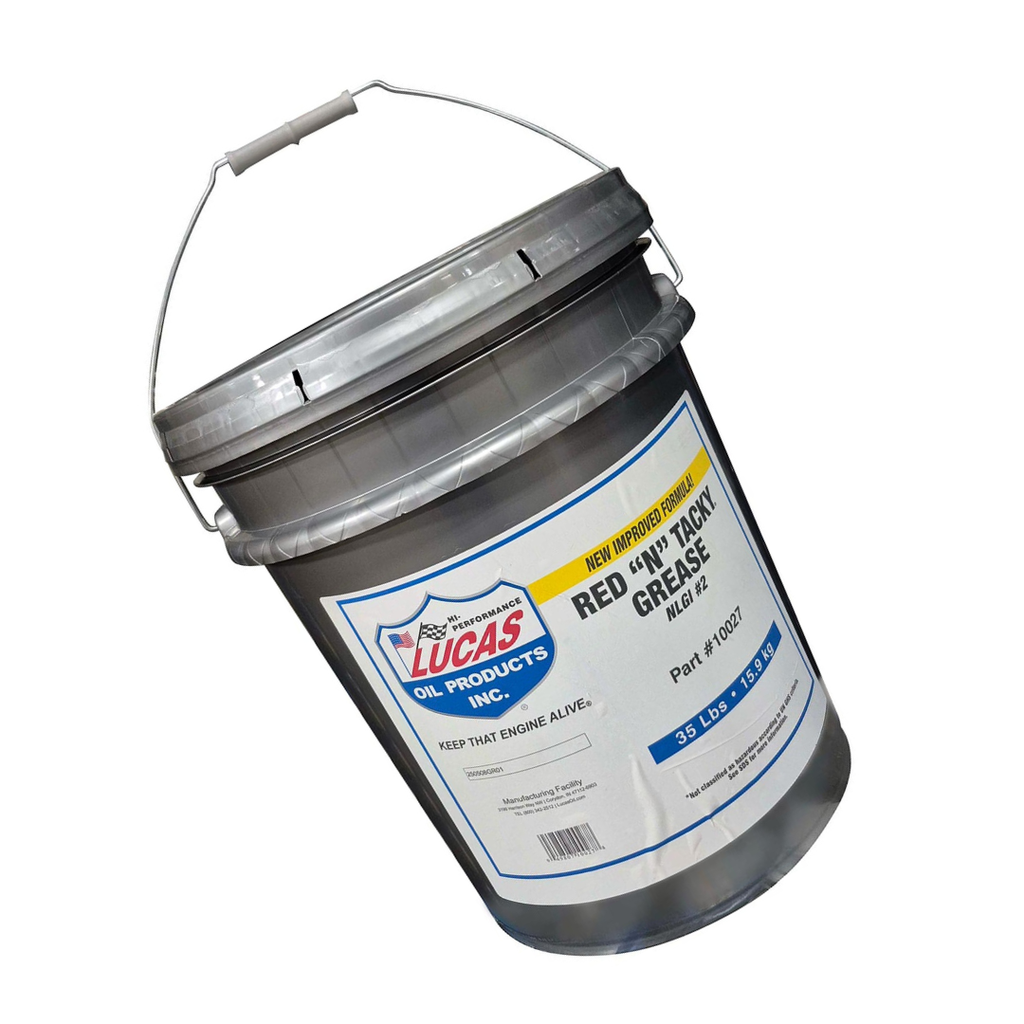 Lucas Oil 10027-Pk1 Red 'N' Tacky Grease 35 Lb