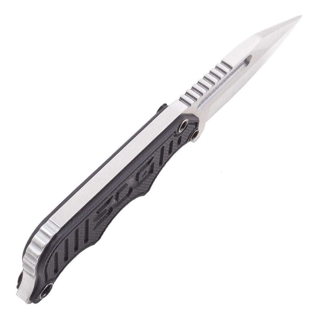 SOG Instinct Mini Small Fixed Blade Knife- 8.75 Inch x 1 Inch x 4 Inch Full Tang Adjustable Clip Belt or Boot Knife with Tactical Knife Sheath and Neck Knife Lanyard (NB1002-CP)