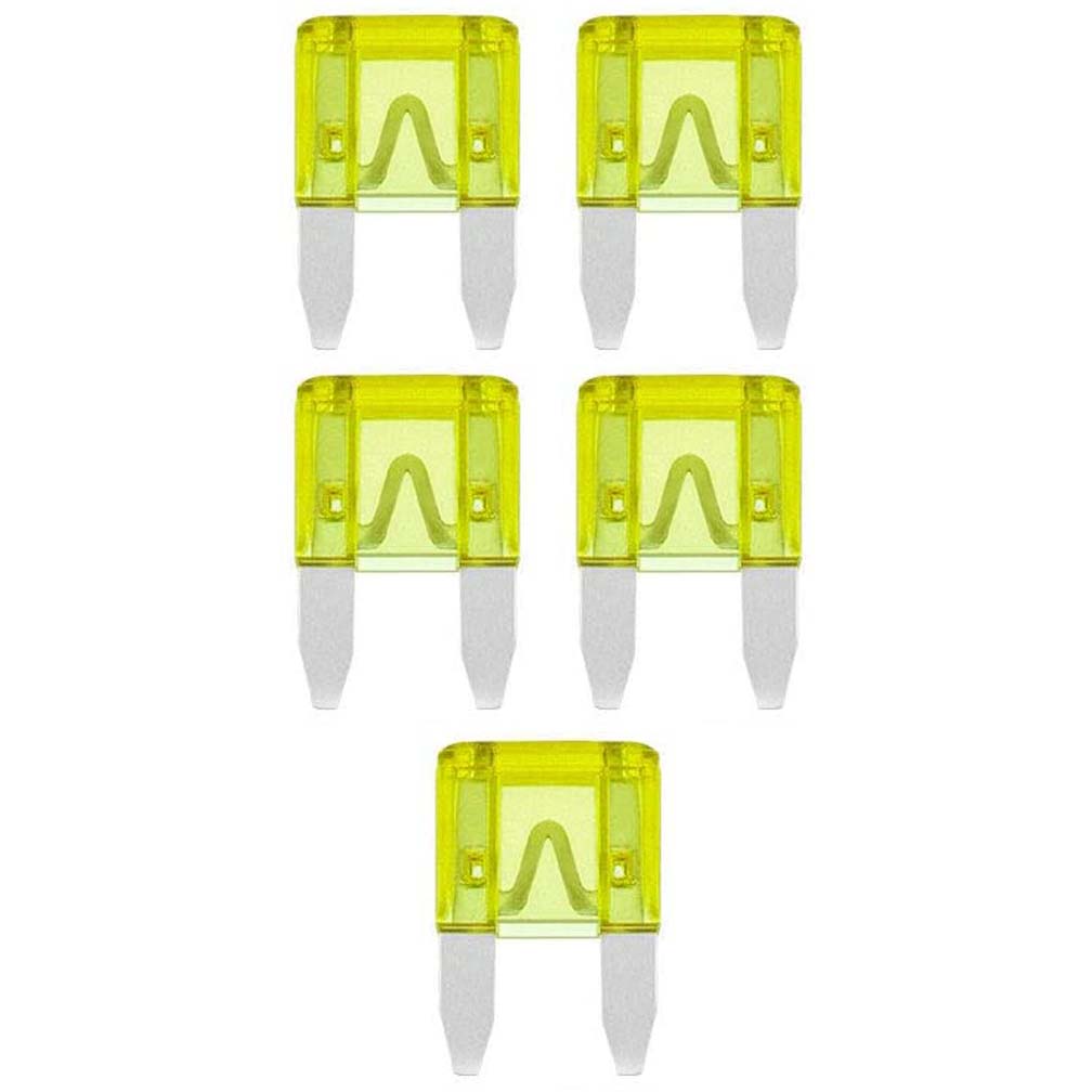 Audiopipe AST20A Ast Fuse 20amp 25 Pack Mini Blade; Blister Pack Audiopipe
