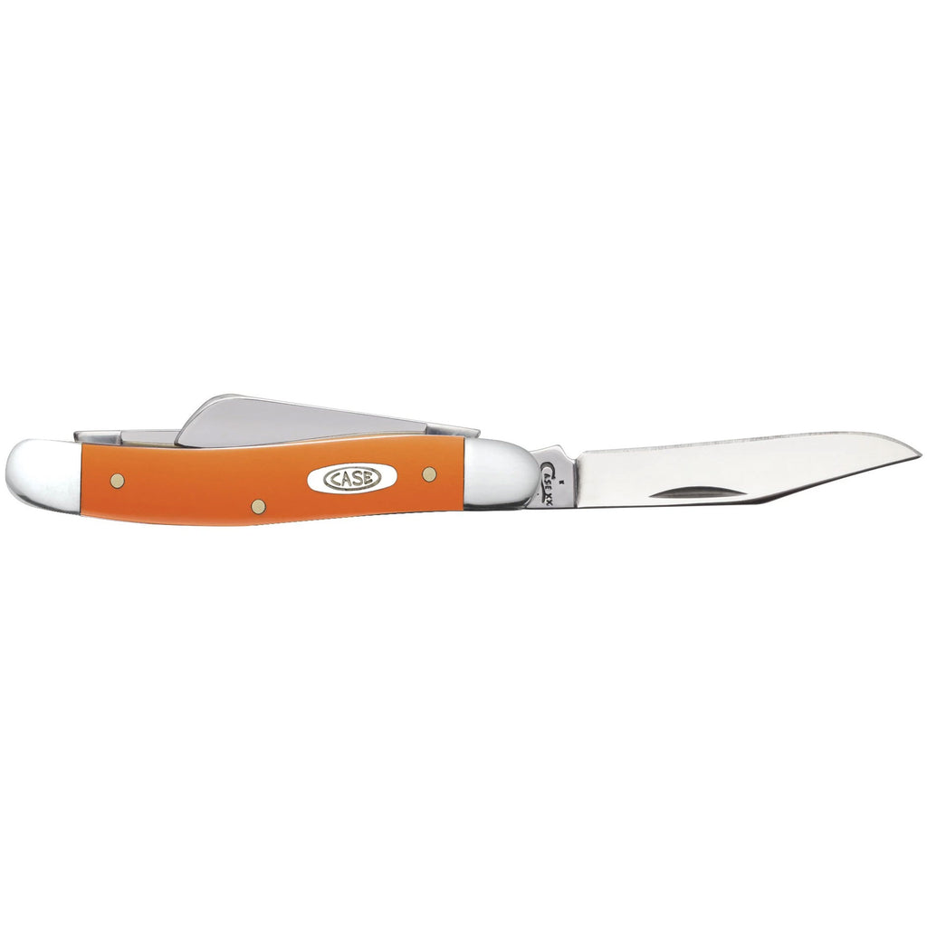 Case WR XX Pocket Knife Orange Synthetic Medium Stockman Item #80509 - (4318 SS) - Length Closed: 3 5/8 Inches