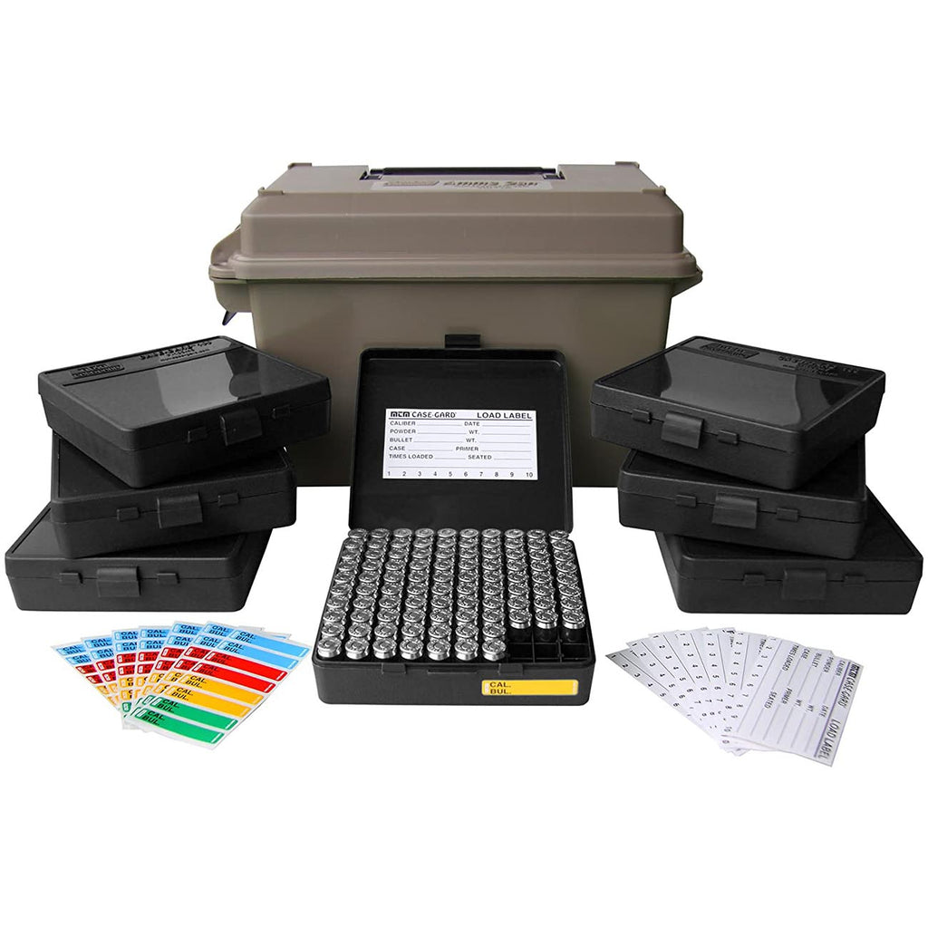 MTM ACC45 Ammo Can Combo, Holds 700 Rounds, Bulk Ammo Storage, Stackable, USA Made, Dark Earth