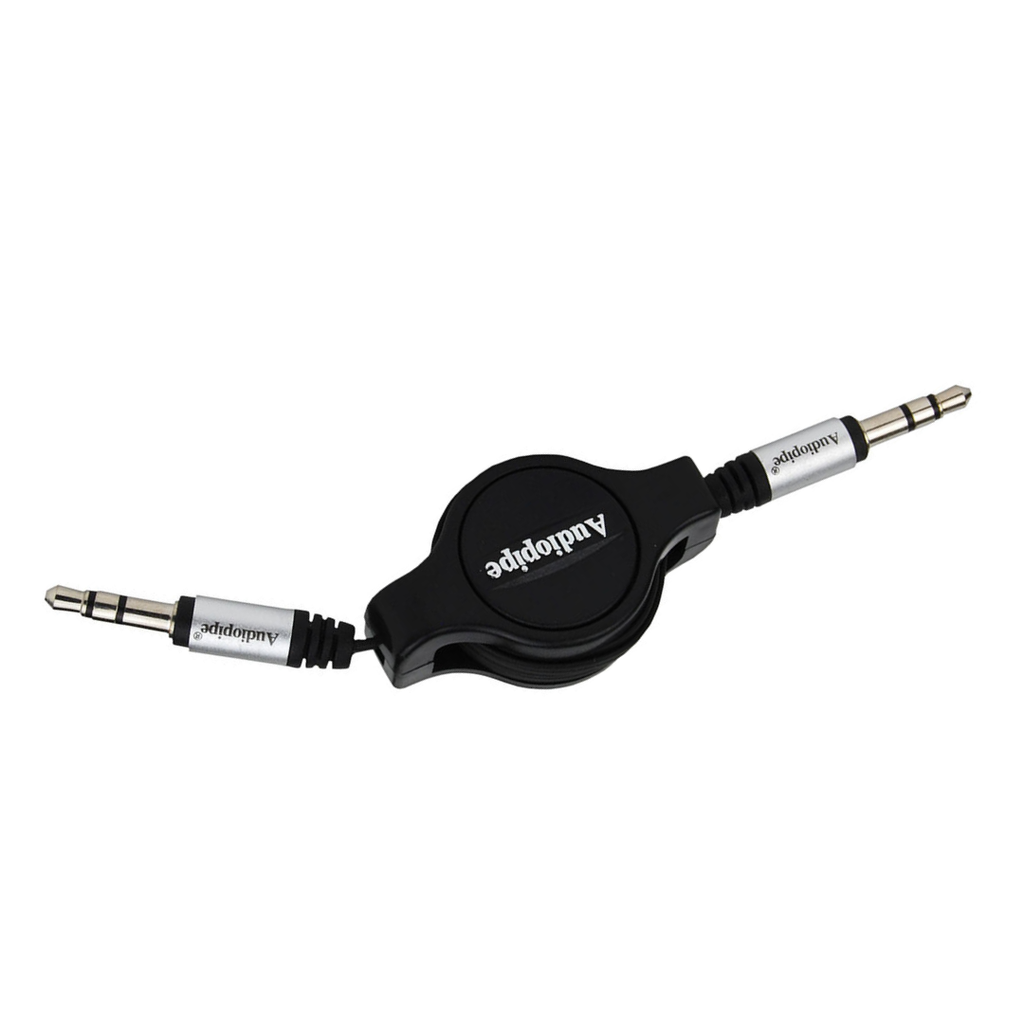 Audiopipe AIQR35353 3.5 To 3.5 Jack Plug 6 Ft Retractable