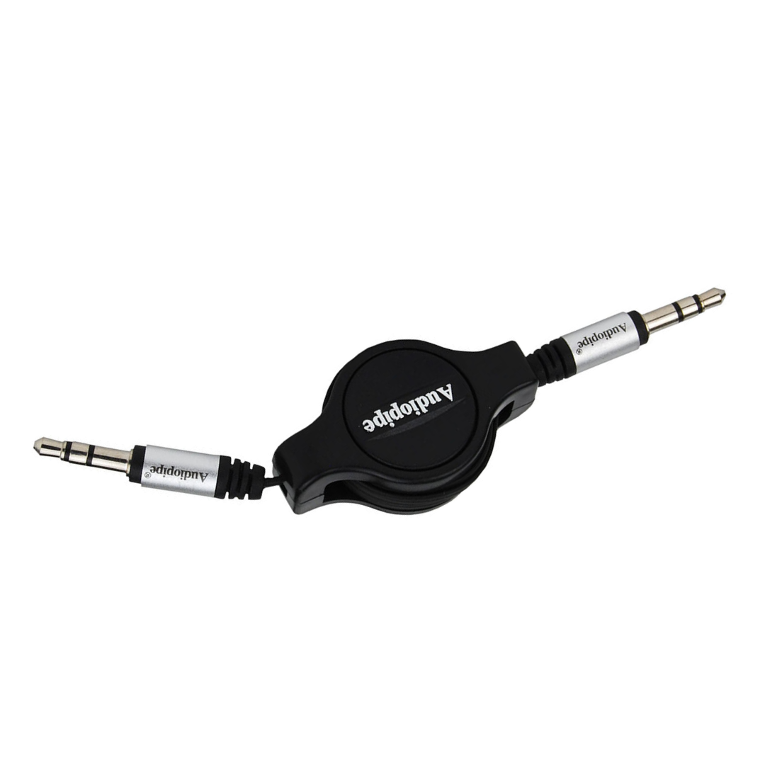 Audiopipe AIQR35353 3.5 To 3.5 Jack Plug 6 Ft Retractable