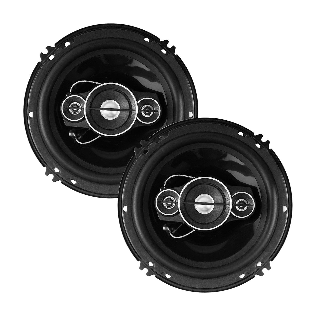 Audio Drift 6.5" 4-Way 4 Ohm 150W RMS 1" ASV Voice Coil Speakers Pair