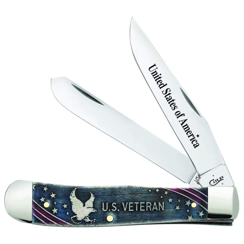 Case WR XX Pocket Knife United States Veterans Trapper Gift Set Item #16300 - (6254 SS)