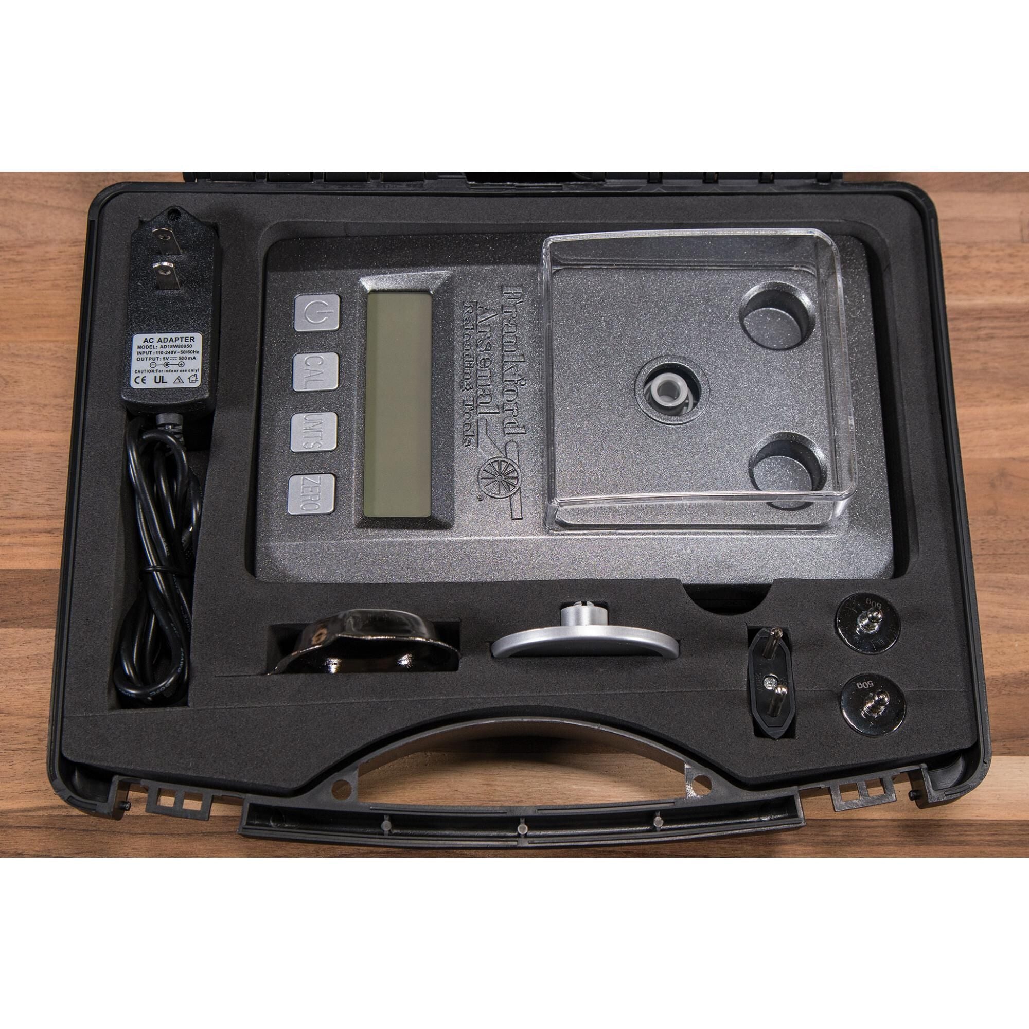 Frankford Arsenal Platinum Series Precision Scale with LCD Display, Auto Shut-Off, Case for Accurate Measurements, Reloading