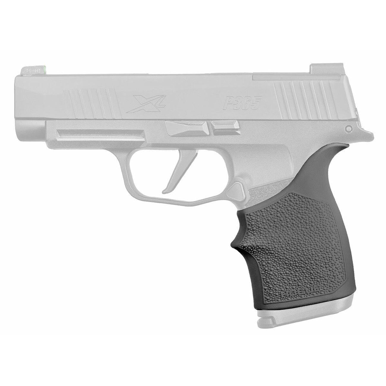 Hogue HandAll Beavertail Rubber Grip Sleeve for SIG SAUER P365X & P365XL, Black - 18710