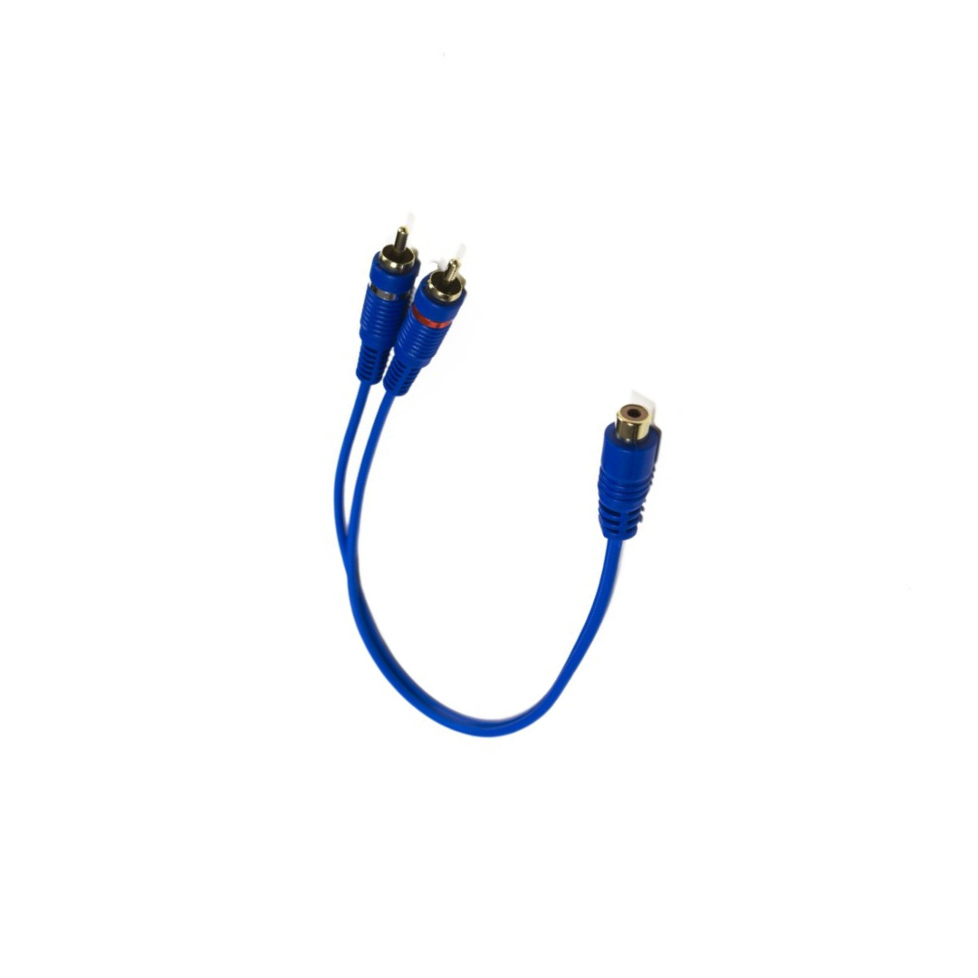 Stinger SSIBY2M Value Series 2 Male to 1 Female Y Interconnect