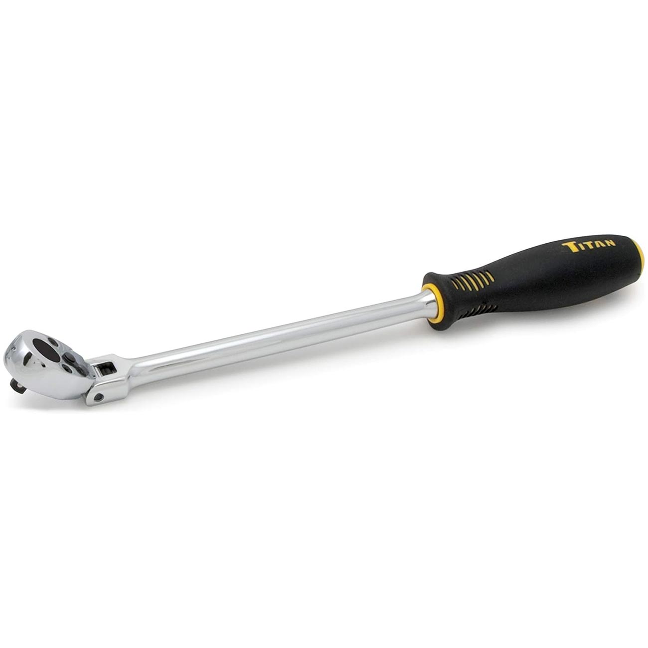 Titan 11300 1/4-Inch Drive x 12-Inch 36-Tooth Extra-Long Flex Head Ratchet