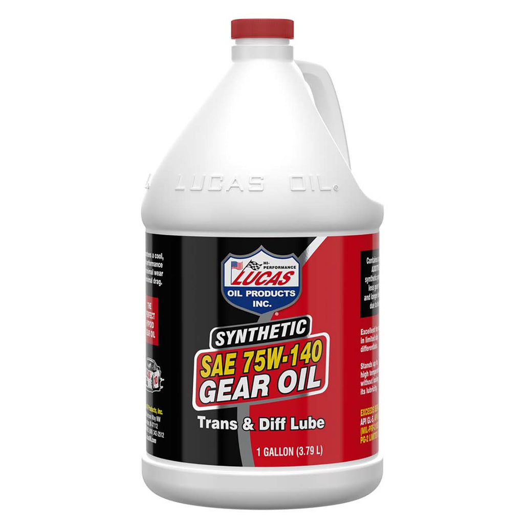 Lucas Oil 10122 Synthetic SAE 75W-140 Gear Oil - 1 Gallon