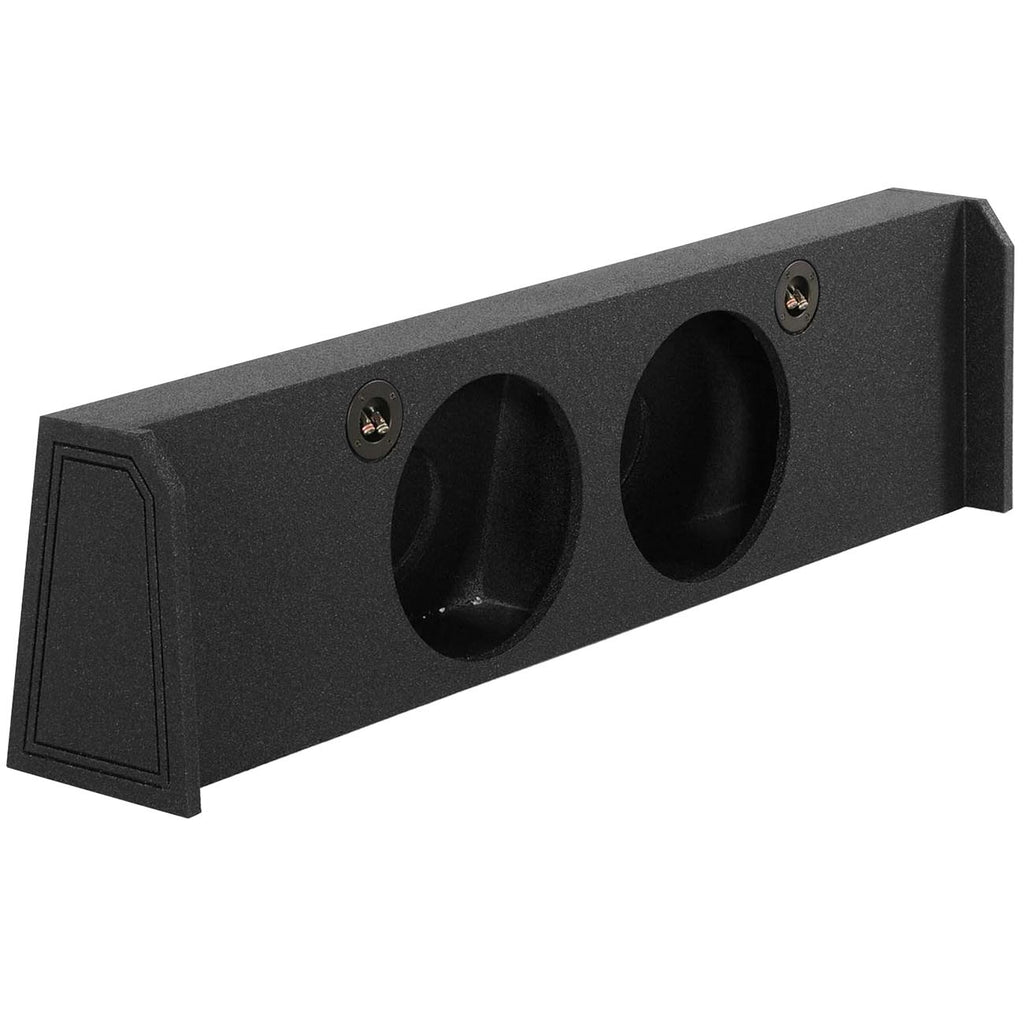 Q Power 10" Downfire 2 Hole 2009-2016 F150 Super Crew Subwoofer Box Enclosure