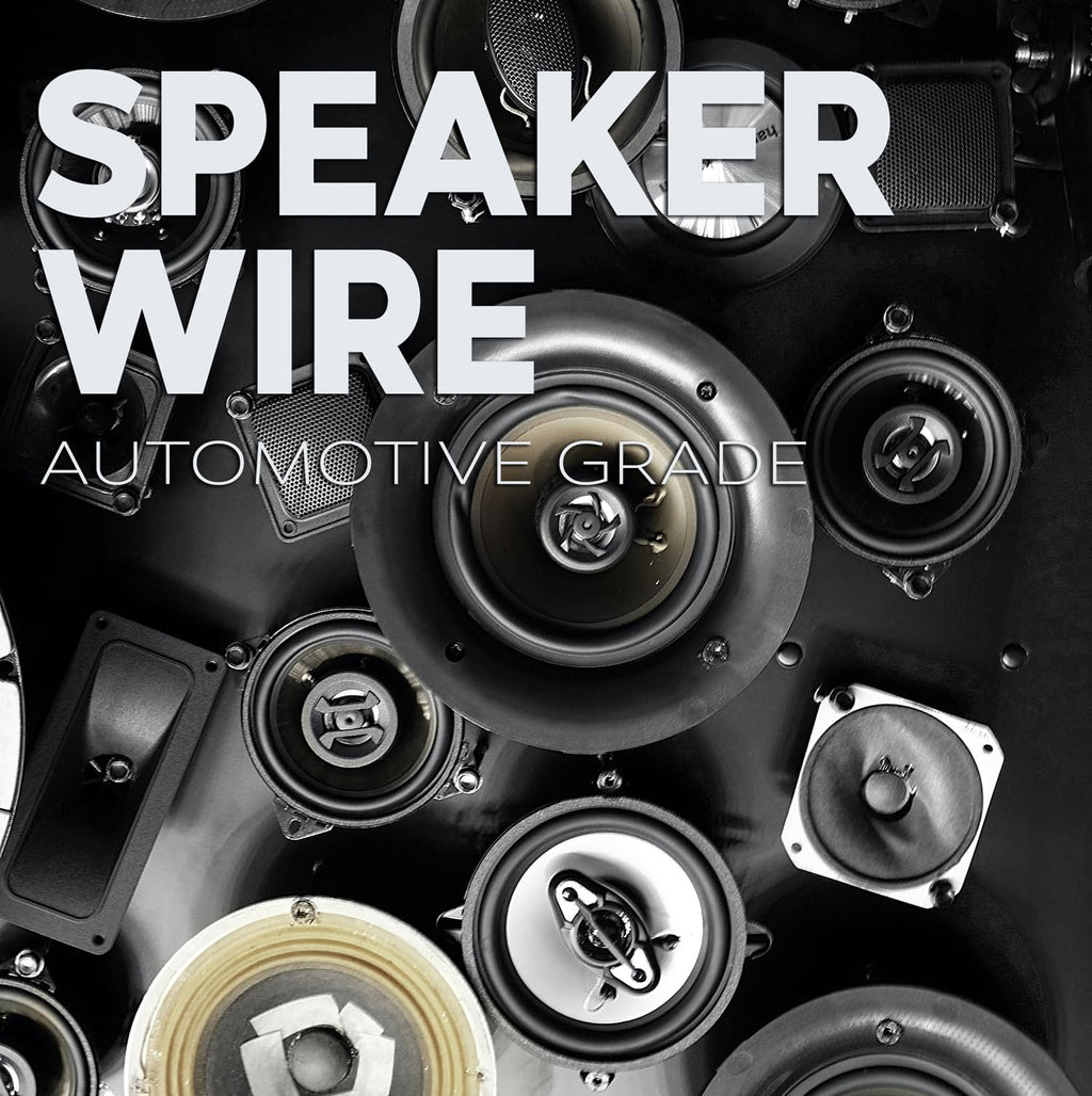 Audiopipe CABLE18BLACK Speaker Cable 18 Ga. 1000 Audiopipe; Red + Black